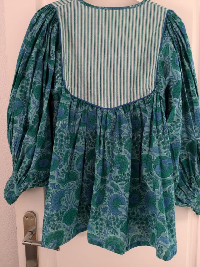 Blusón azules pieza única