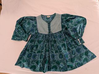 Blusón azules pieza única