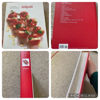 Set 6 libri enciclopedia della cucina italiana