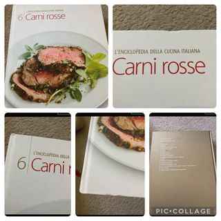 Set 6 libri enciclopedia della cucina italiana