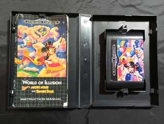 GIOCO ORIGINALE WORLD OF ILLUSION SEGA MEGA DRIVE
