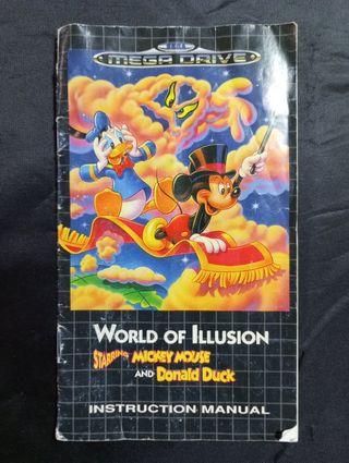 GIOCO ORIGINALE WORLD OF ILLUSION SEGA MEGA DRIVE