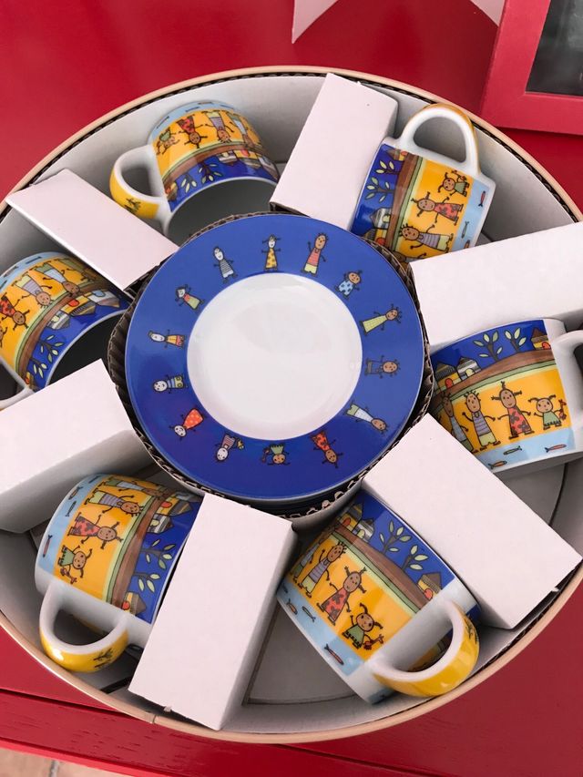 Juego café. Porcelana. Andrea Fontebasso