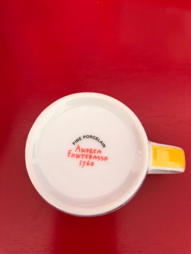 Juego café. Porcelana. Andrea Fontebasso