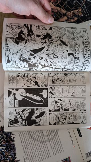 Comics Spiderman, Superman y Conan