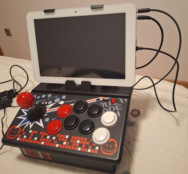 Joystick, mando y tablet modificada con mame4droid