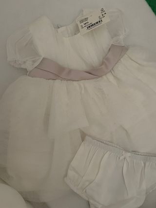 Vestido de novia bebé