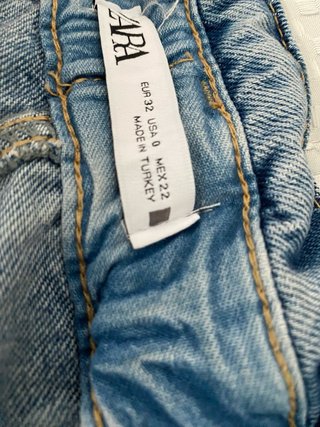 Pantalon vaquero de mujer zara