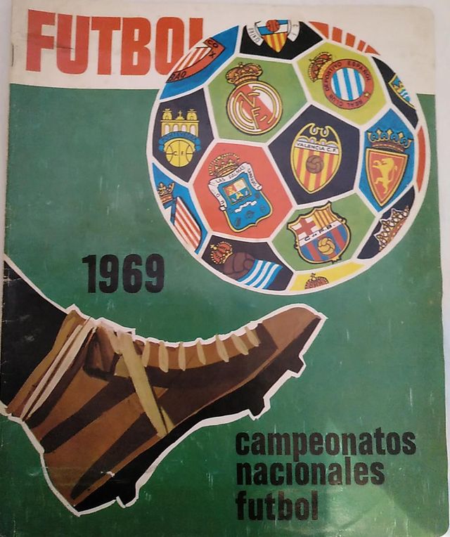 Album cromos Liga española de fútbol año 1969.