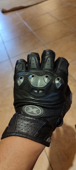 Guantes piel moto mujer IXS
