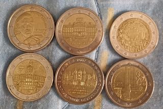 Lotto 6 monete tedesche