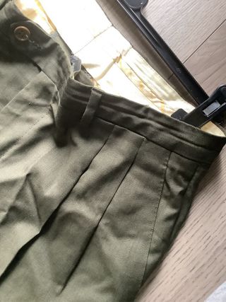 Completo uomo blazer e pantaloni verde oliva