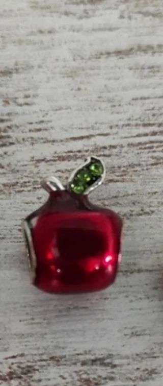 Charm manzana roja compatible Pandora 