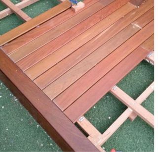 Deck Tarima maciza IPE EXTERIOR sistema oculto 28