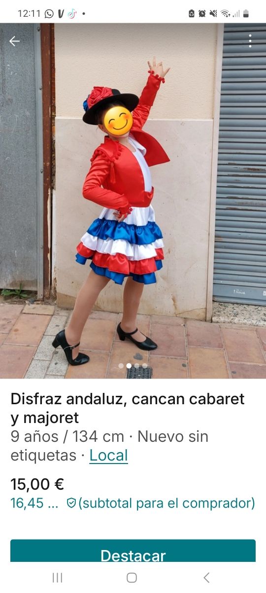 Disfraz andaluza
