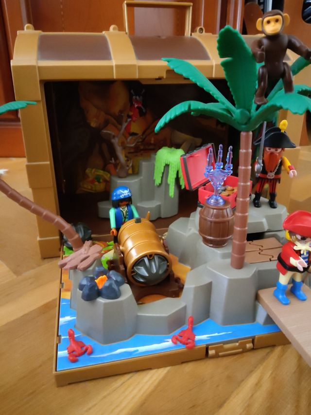 Juguete de playmobil: cofre del tesoro 4432