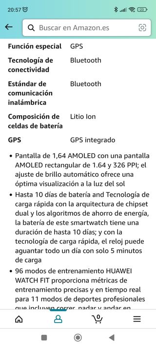 Reloj Huawei Watch Fit+2 fundas+protectores