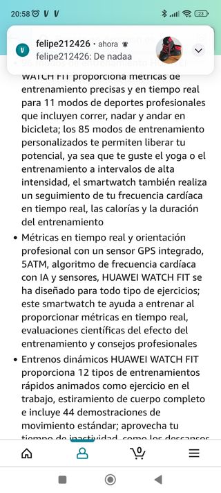 Reloj Huawei Watch Fit+2 fundas+protectores
