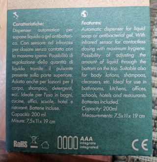 Dosa sapone WD Elements linea Oslo