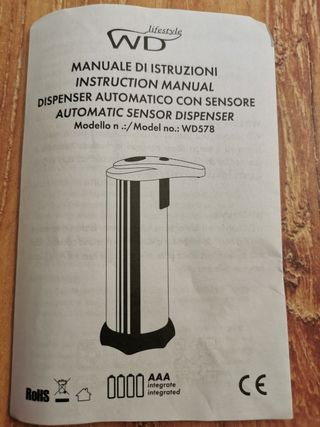 Dosa sapone WD Elements linea Oslo