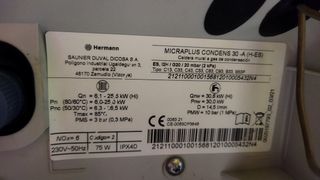 SE VENDE CALDERA GAS HERMANN