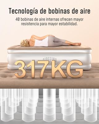 Colchón Hinchable Matrimonio Rápido Airefina NUEVO