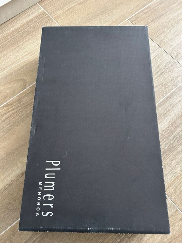 Botas altas Plumers piel talla 40 color gris