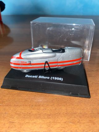 Modellino moto Atlas Ducati Siluro 1956 vintage