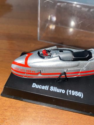 Modellino moto Atlas Ducati Siluro 1956 vintage