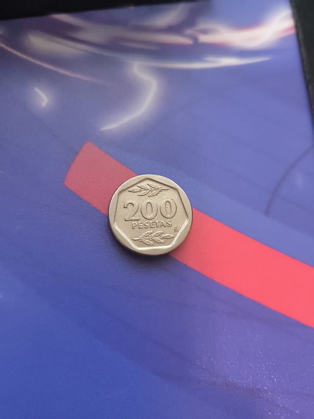 Moneda de 200 pesetas 1987