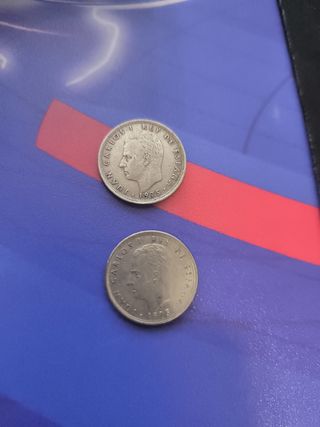 Moneda de 5 pesetas 1975 (2u)