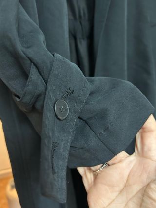 Gabardina azul oscuro xs