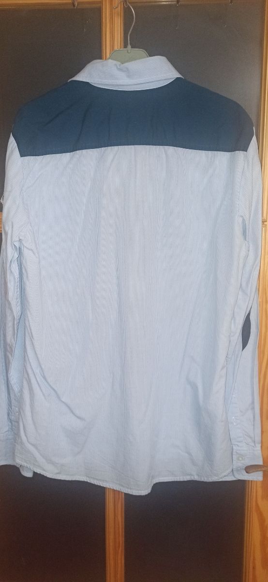 Camisa mil rayas con detalles marino