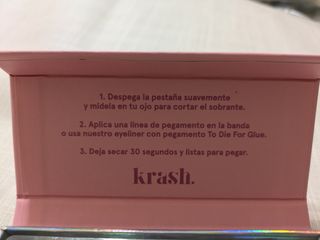 Pestañas postizas Krash Kosmetics