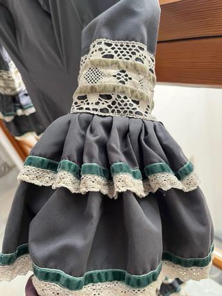 Vestido de flamenca o traje de gitana