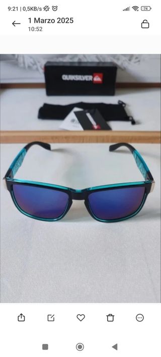 Gafas de sol Quiksilver 100% Nuevas