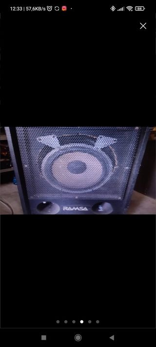 Altavoces Panasonic Ramsa