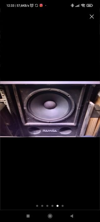 Altavoces Panasonic Ramsa