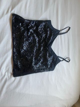 Top de fiesta lentejuelas