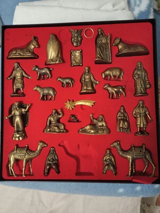 Ajedrez y Belén de bronce