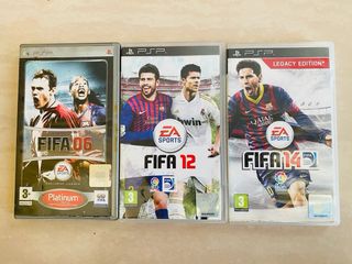 Lote juegos psp fifa