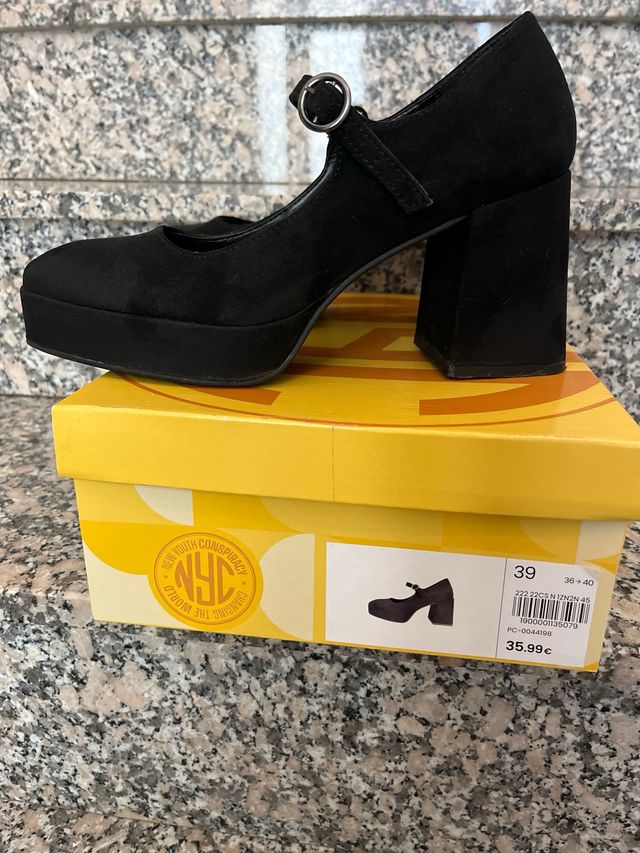 Zapatos tacón talla 39