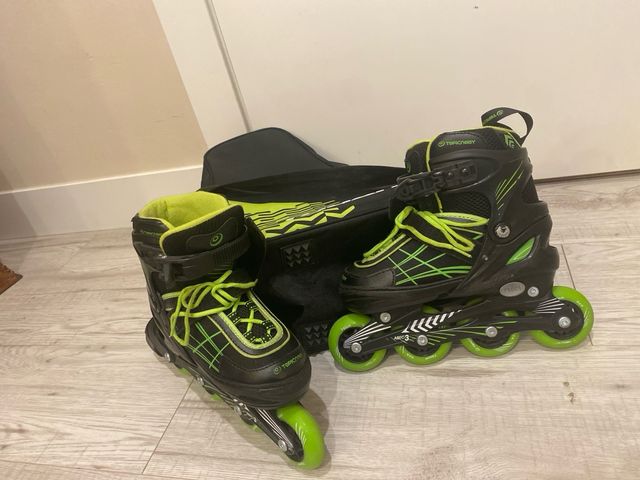 Patines con su funda