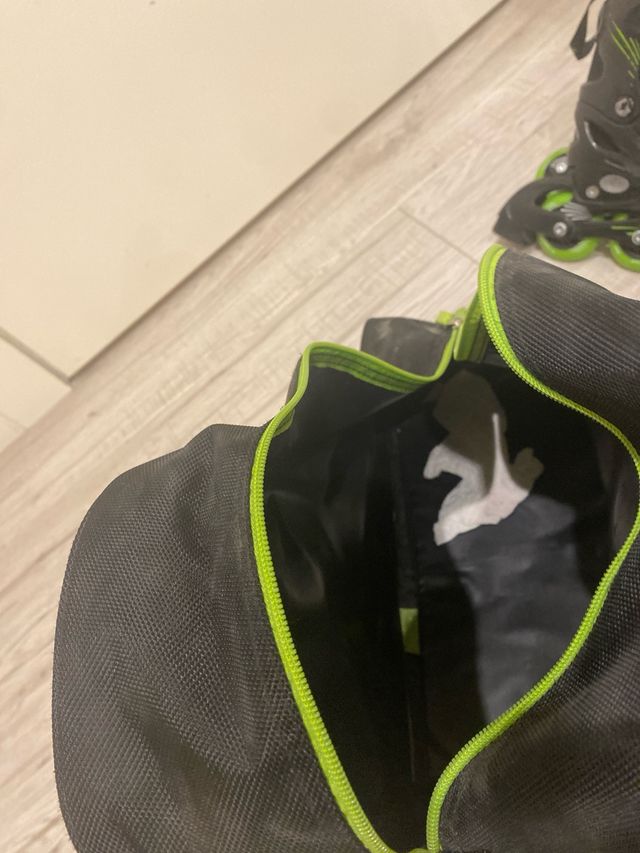 Patines con su funda