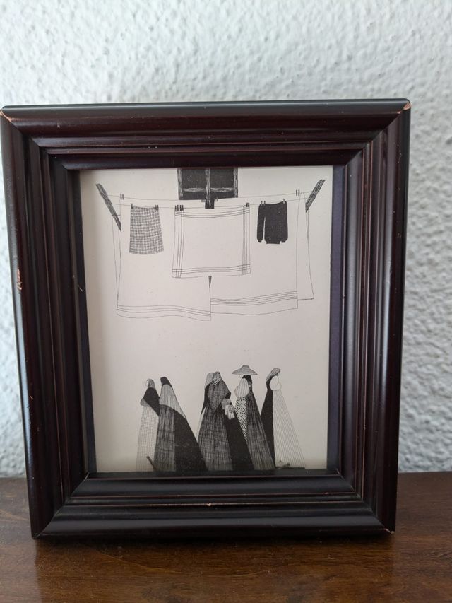 Pequeño cuadro dibujo original