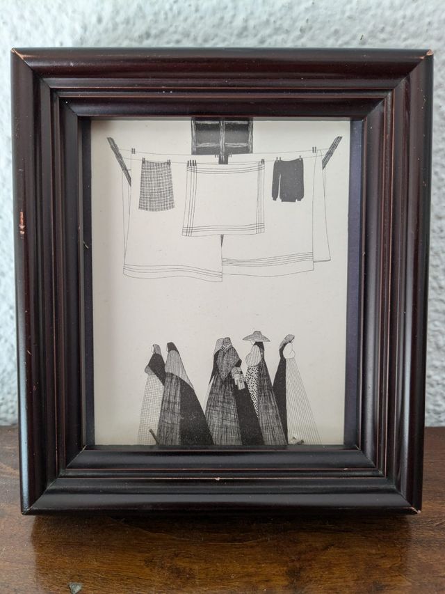 Pequeño cuadro dibujo original