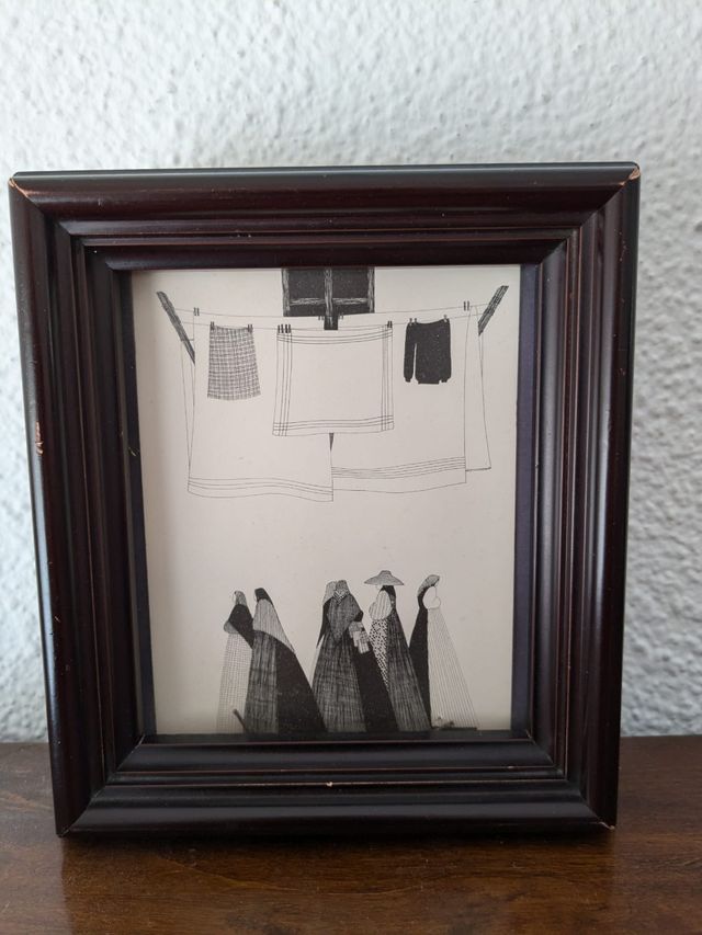 Pequeño cuadro dibujo original