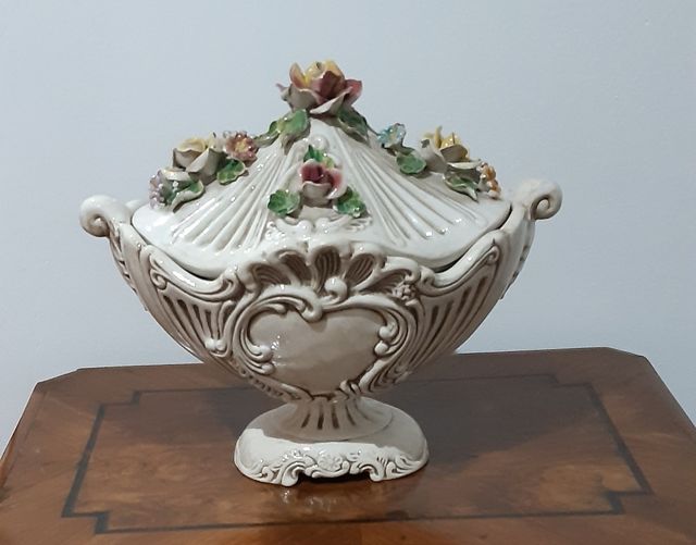 Grande centrotavola ceramica Bassano