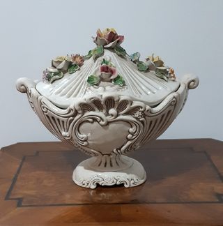 Grande centrotavola ceramica Bassano