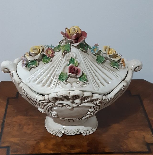 Grande centrotavola ceramica Bassano